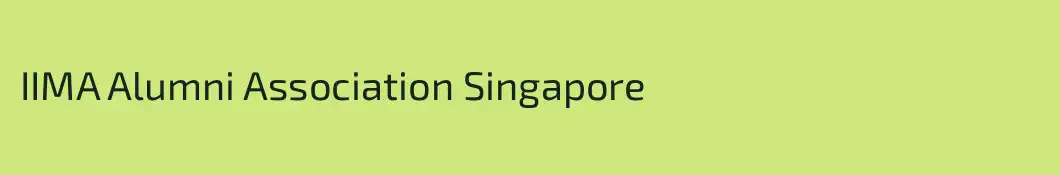 IIMA Alumni Association Singapore